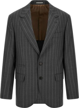 Brunello Cucinelli Hombre, Chaquetas, Gris, Talla: XL