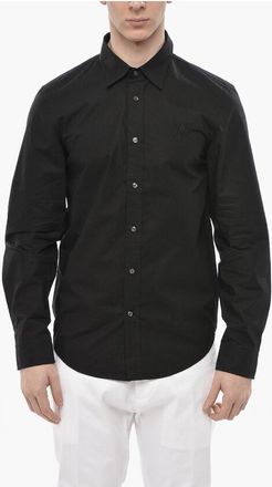 Diesel Cotton Poplin Shirt S-BEN-CL Solid-Color size Xs