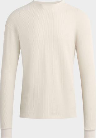 Joe's Mens Waffle Knit Long-Sleeve T-Shirt