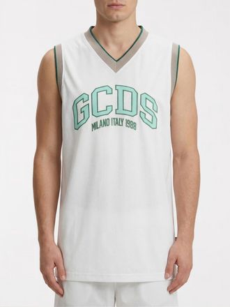 GCDS Canotta in poliestere con logo Gcds
