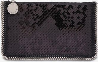 Stella McCartney Paillettenbestickte Schultertasche Falabella Pochette Pixel Snake