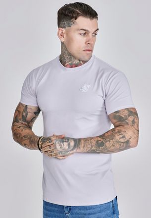 Siksilk Mens Lilac Essentials T-Shirt XXL