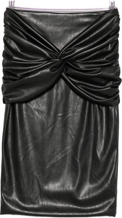 Elisabetta Franchi kunstleer midi-rok