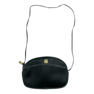 Givenchy Pre-owned Pocket Mini Shoulder Bag - Dames - Pre-owned - Groen - Maat: ONE Size Leer