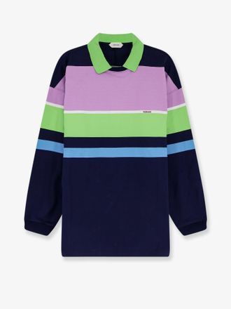Versace Felpa in cotone a righe multicolore - VERSACE - gender_Woman