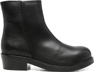 S&eacute;fr Lerato Boot - Heren - Enkellaarsjes - Zwart - 44 EU - Leer - Schoenen