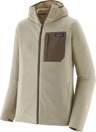 Patagonia x R1 Air hooded zip-up sweater - men - Recycled Polyester - L - Neutrals