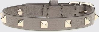 Valentino Garavani Bracciale Rockstud in pelle di capra con borchie