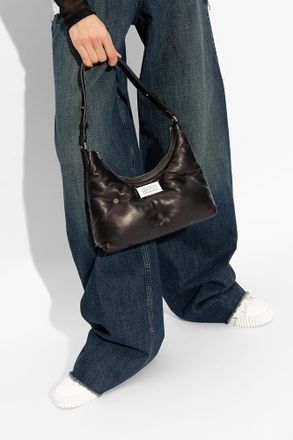Maison Margiela Glam Slam Small Shoulder Bag, Unisex, Black