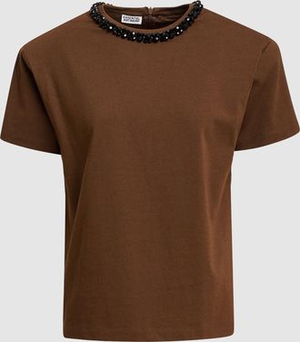 Essentiel Tee Shirt Kardinal Brun