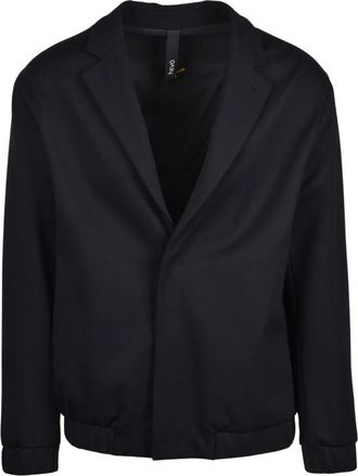 Hev&ograve; Calamarena Jacket - Heren - Bomber jackets - Zwart - S - Nylon - Jassen