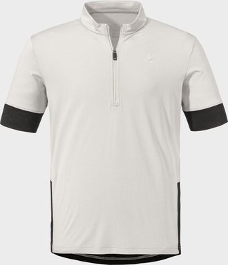 Sch&ouml;ffel Radtrikot SCH&Ouml;FFEL CIRC Shirt Style Pinega MNS, Herren, Gr. 48, beige (9040, natur), Oberstoff: 100% Polyester, Trikots Radtrikot
