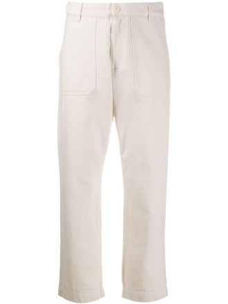 Woolrich cropped jeans - women - Cotton - 30 - Neutrals