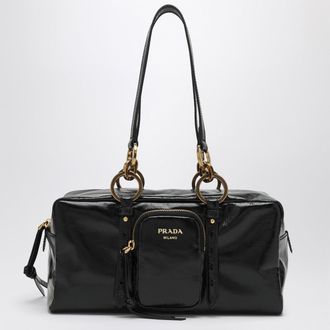Prada Medium black leather Dangle bag