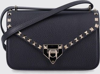 Valentino Garavani Rockstud Grained Calfskin Leather Crossbody Bag