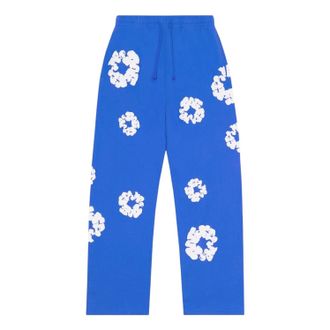 Denim Tears Cotton Wreath Baggy Sweatpants Blue SS25BAS11402051