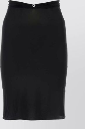 Coperni triangle skirt with elasticated waistband and front detail