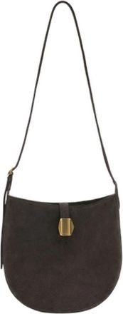 Officine G&eacute;n&eacute;rale Hobo Tas - Dames - Schoudertassen - Bruin - ONE Size - Katoen - Tassen