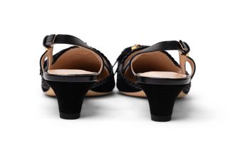 Tod's Leaf-Charm Heels - Black