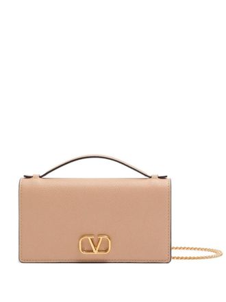 Valentino Garavani Light Pink VLogo Signature Crossbody Bag