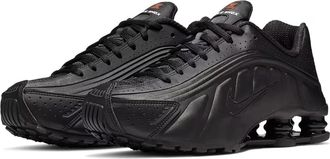 Nike Shox R4 AR3565-004 Sneakers Womens Black Low Top Running Shoes MEW1339