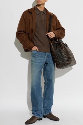 Bottega Veneta Wool Jacket, Mens, Brown