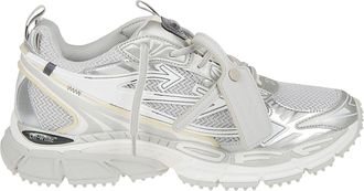 Off-white Be Right Back White Futuristic Textured Grip Sole Sneakers