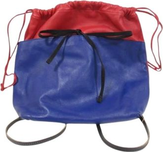 Marni Pre-owned Backpacks, female, Blue, Size: ONE SIZE Pre-owned Leather Backpack
