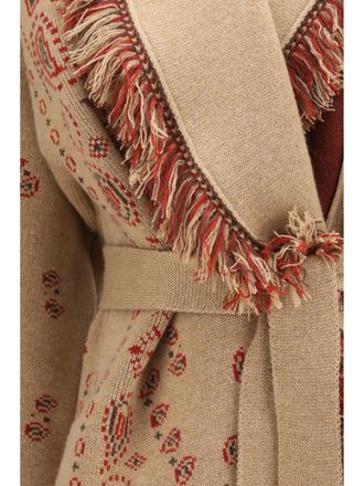 Alanui Icon Cardigan - Camel