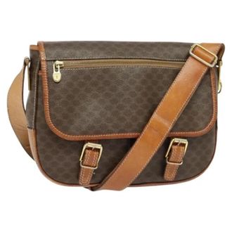Celine Pre-owned Leather celine-bags - Dames - Vintage Schoudertas - Bruin - ONE Size - Leer - Vintage