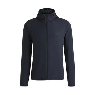HUGO BOSS Hugo, Light Jackets, male, Blue, Size: 2XL Commuter Jacket