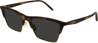 Saint Laurent Zonnebril - Dames - Zonnebrillen - Bruin - 55 MM - Accessoires