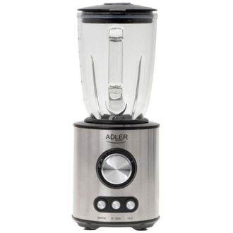 Fabrilamp Fabrilamp - Adler Ad 4078 Licuadora Batidora De Vaso 1700 W Negro, Acero Inoxidable, Transparente