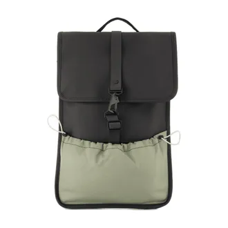 Rains Unisex Backpack Black Synthetic