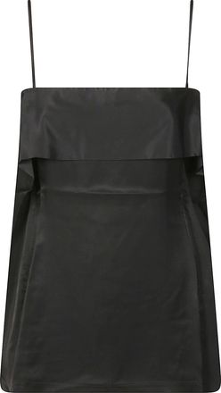 Iro Orphee Spaghetti Strap Black Tank Top