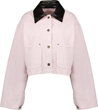 Prada Mujer, Chaquetas, Rosa, Talla: M