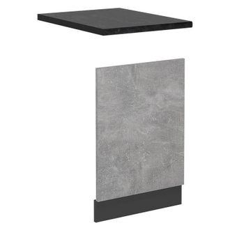 Vicco Frontal Para Lavavajillas R-line, Hormig&oacute;n, 45 Cm, Et Antracita