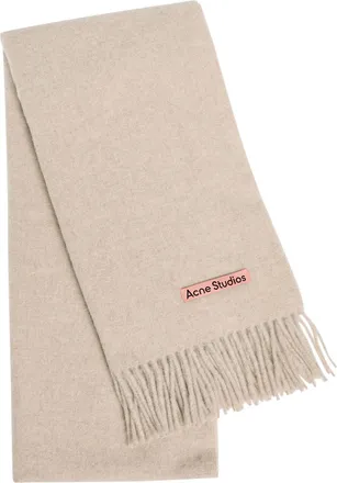 Acne Studios Canada Wool Scarf - Cream - One Size