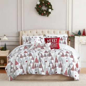 Southshore Fine Linens Merry and Bright Oversize Holiday Comforter Set at Nordstrom Rack, Size Twin/twin Xl