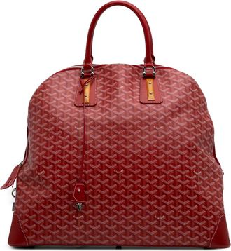 Goyard Borsa da viaggio Vendome GM in tela Goyardine 2011 - Rosso