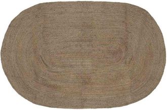 vidaXL Alfombras De &Aacute;rea Ovalado Gris 152 X 245 Cm Yute Vidaxl