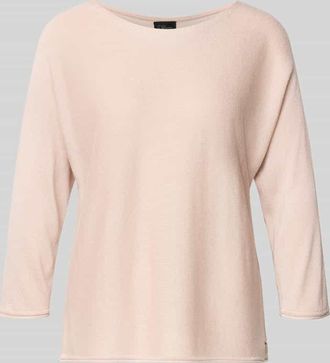s.Oliver Black Label Relaxed Fit Strickpullover aus Viskose-Mix mit Glitzergarn in Rose, Gr&ouml;&szlig;e 34