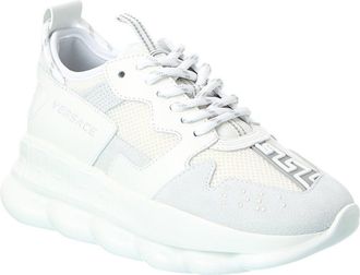 Versace Leather & Mesh Sneaker