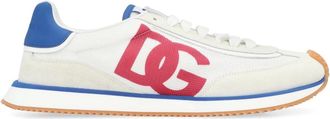 Dolce & Gabbana Schoenen, Heren, Wit, 41 EU, Leer, DG Cushion Low-Top Sneakers