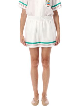 Casablanca Casa Way Silk Shorts