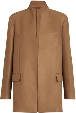 Brunello Cucinelli Diagonal blazer in Mou at Nordstrom, Size 38 It