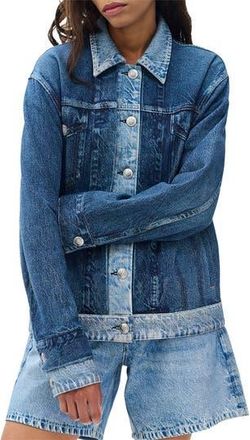 Rag & Bone rb Miramar Terry Trucker Jacket in Dblin at Nordstrom Rack, Size Small