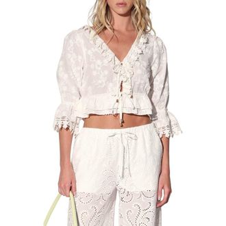 Walter Baker Bardot Top in White at Nordstrom Rack, Size X-Small