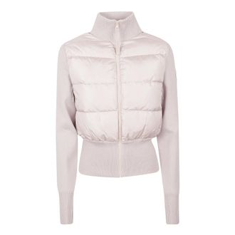 Canada Goose HyBridge Wide Quilt Knit Jacket - Dames - Jassen - Roze - Maat: M Wol