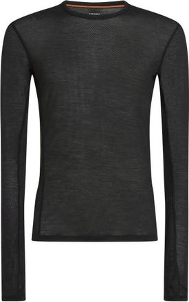 Icebreaker Merino 75 Cool-Lite Featherlight L/S Crewe Longsleeve für Herren | schwarz